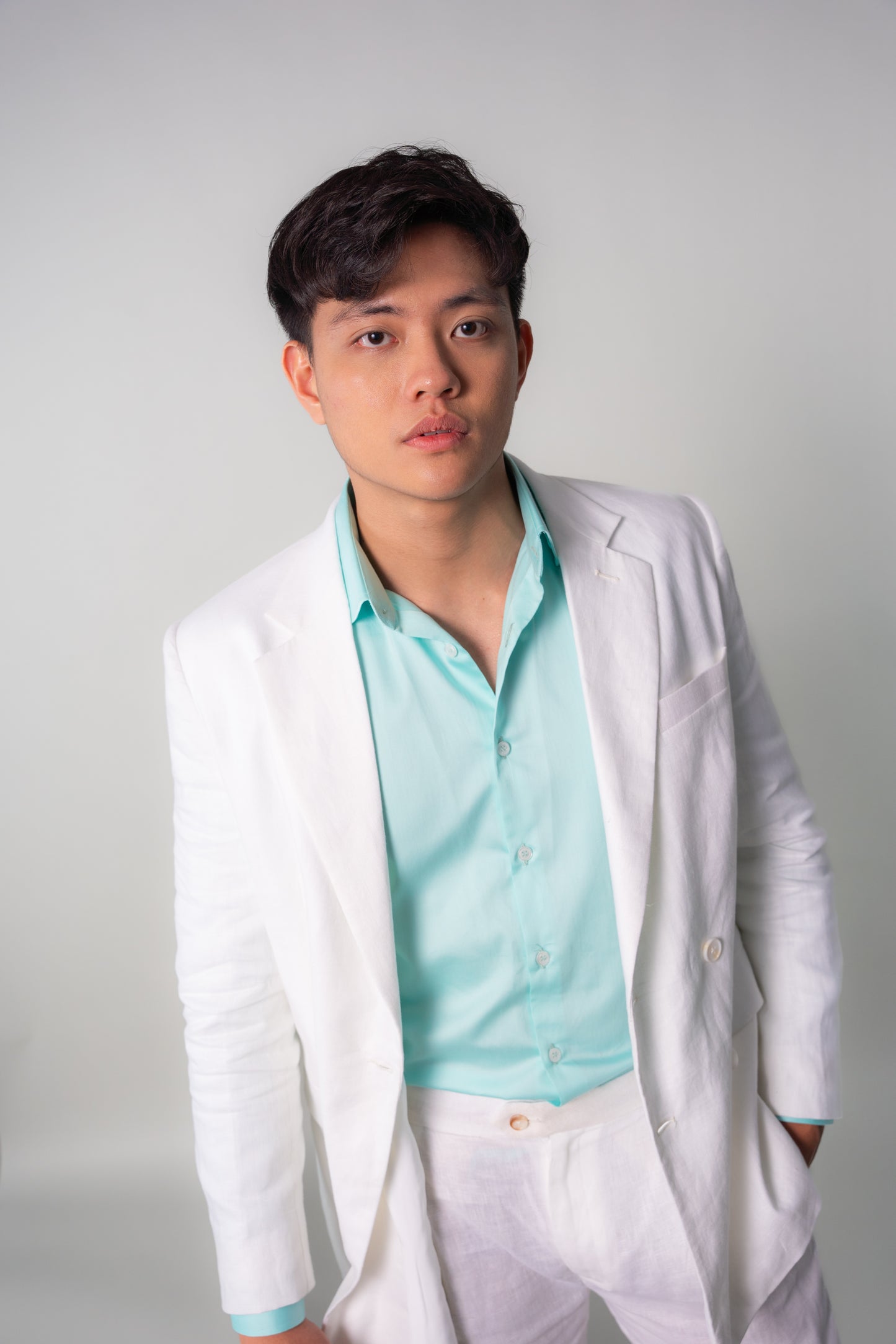 Casual Linen Suit